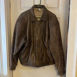 Men's Brown Leather Jacket